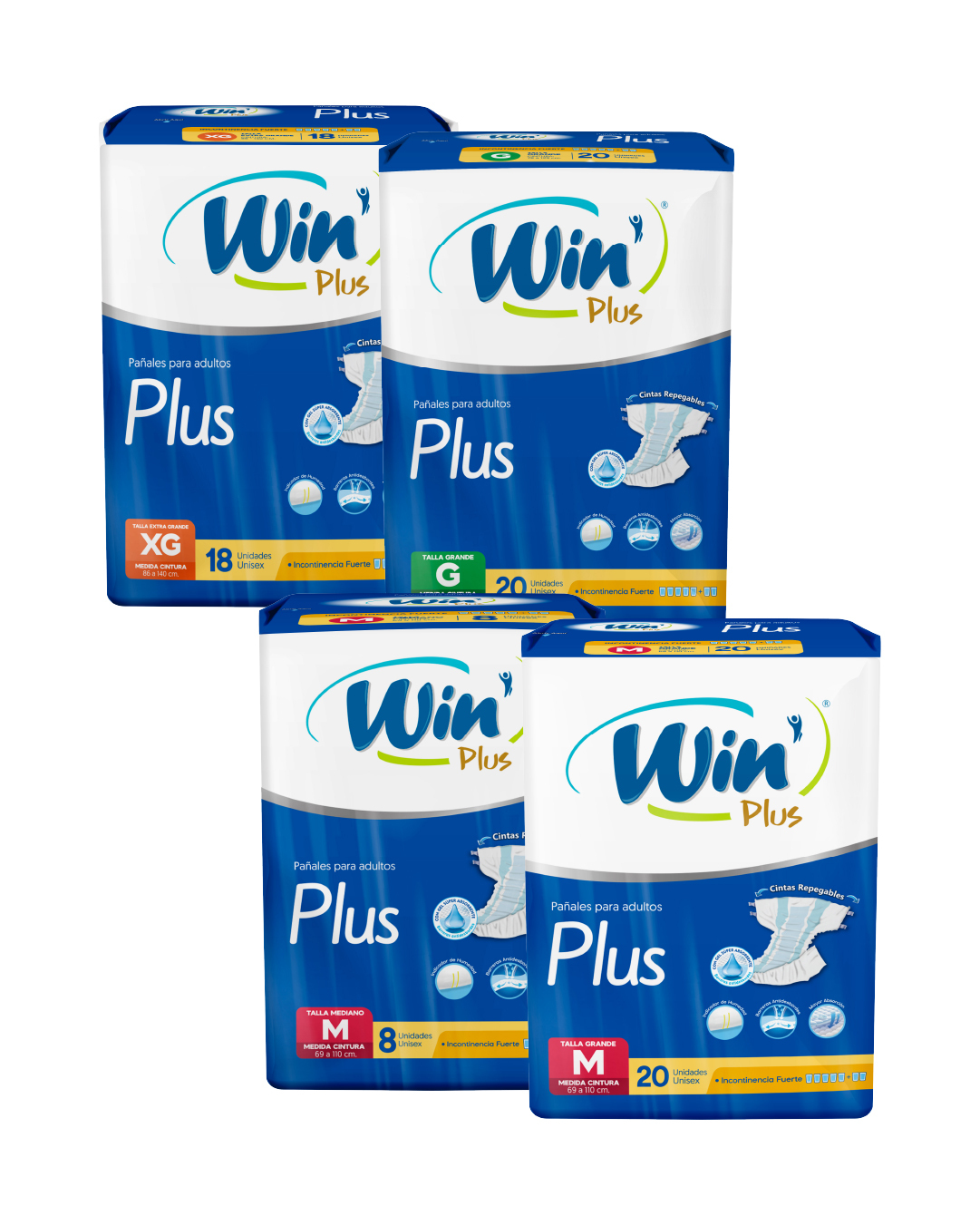 Pañales WIN PLUS